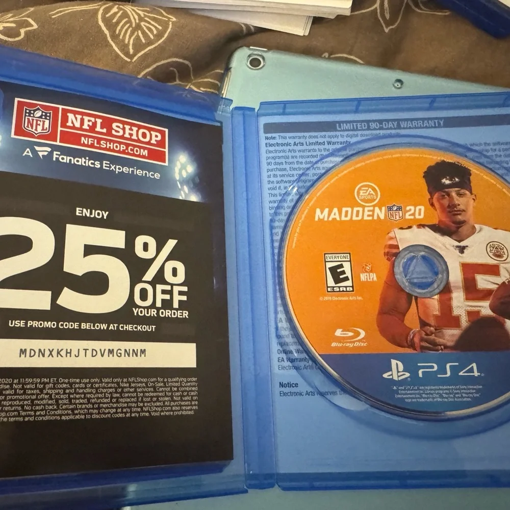 Sony Madden NFL 20 Video Game Blue Orange - Picture 2 of 3
